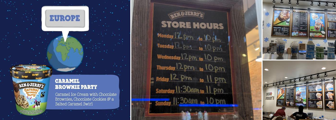 Ben & Jerry’s Menu