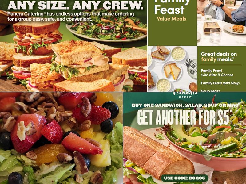 Panera Bread Menu