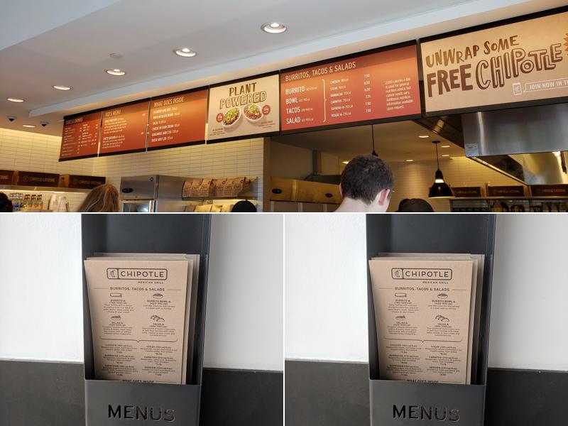 Chipotle Mexican Grill Menu