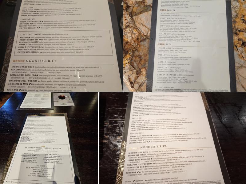 P.F. Chang's Menu