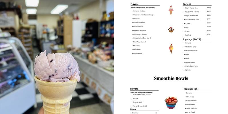 Custer County Candy Co Menu