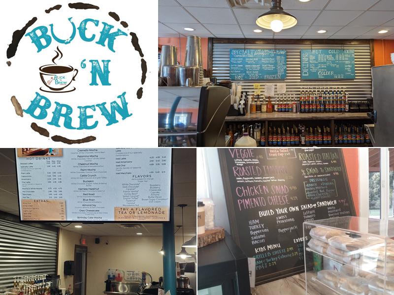 Buck ‘N Brew Coffee & Ice Cream Menu