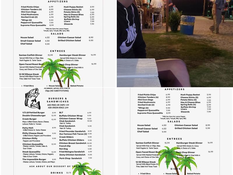 Mill Creek Food & Spirits Menu