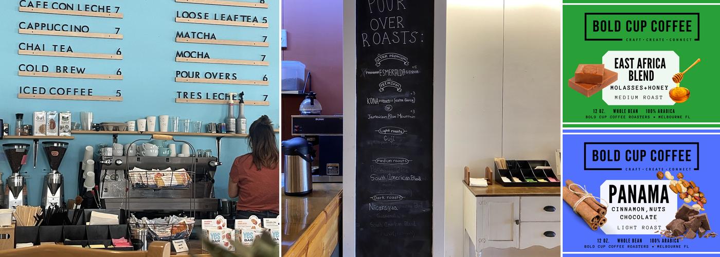 Bold Cup Coffee Menu