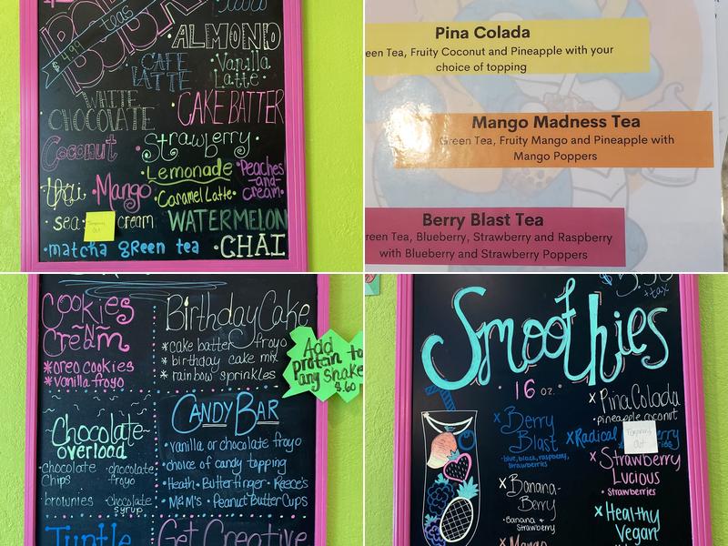 Bobarida Menu