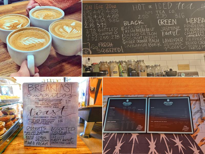 Humble Coffee Company Menu