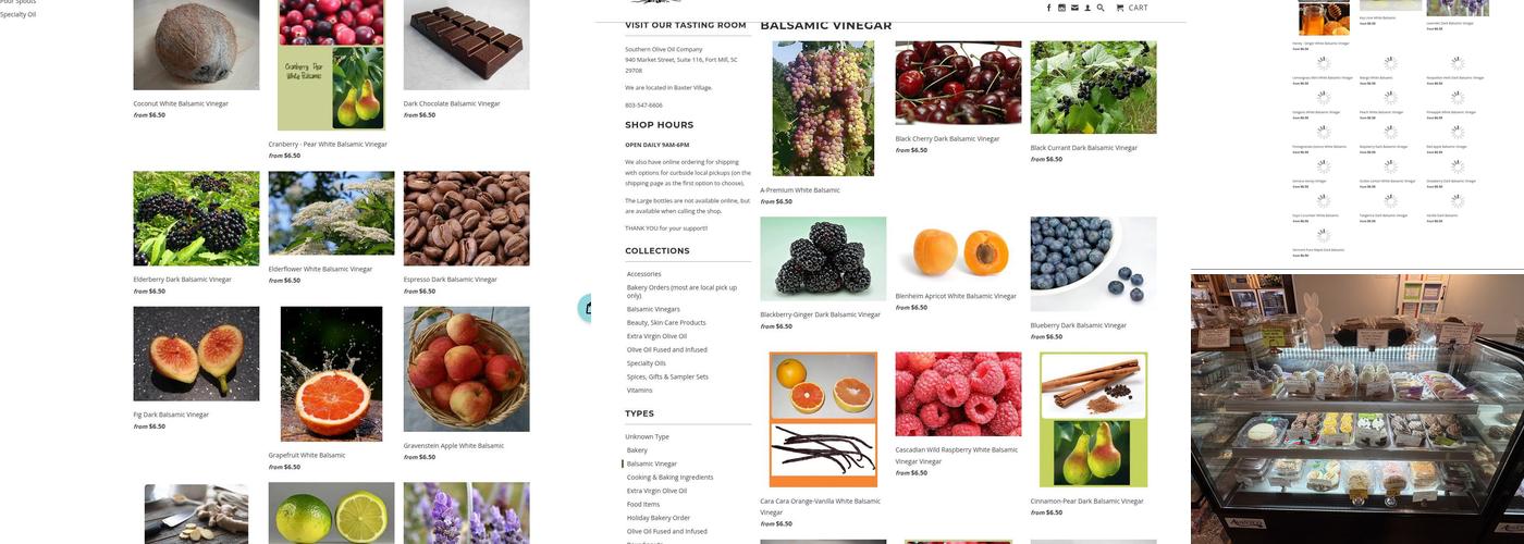 The Southern Olive Menu