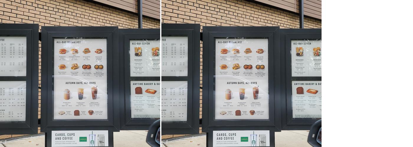 Starbucks Menu