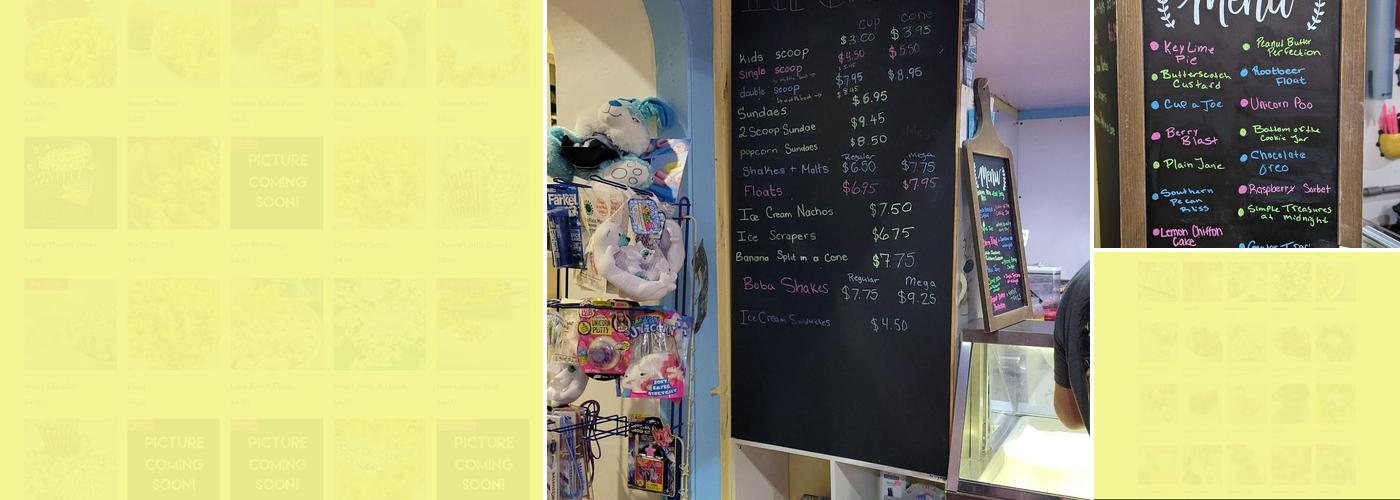Simple Treasures Menu