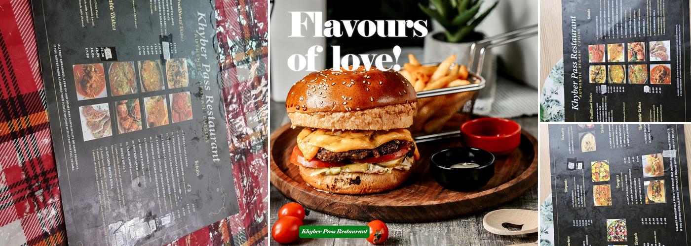 Khyber Pass Restaurant Menu