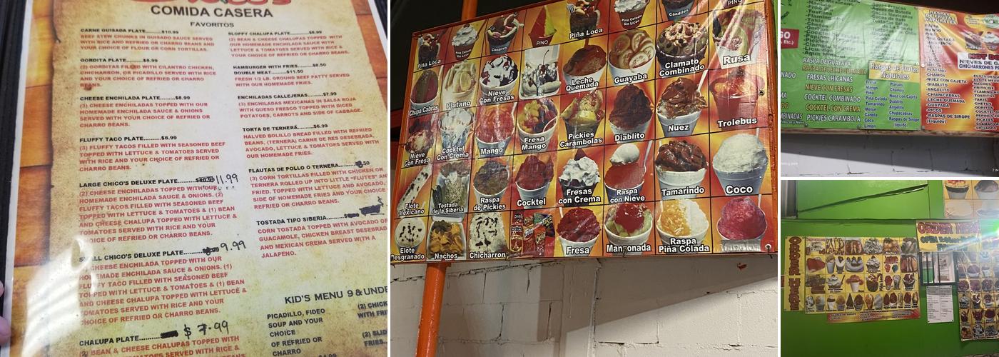 Snow Penguin y sus PInguinos #2 Menu