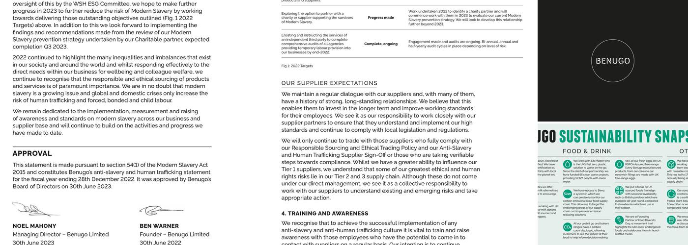 The Café by BENUGO Menu