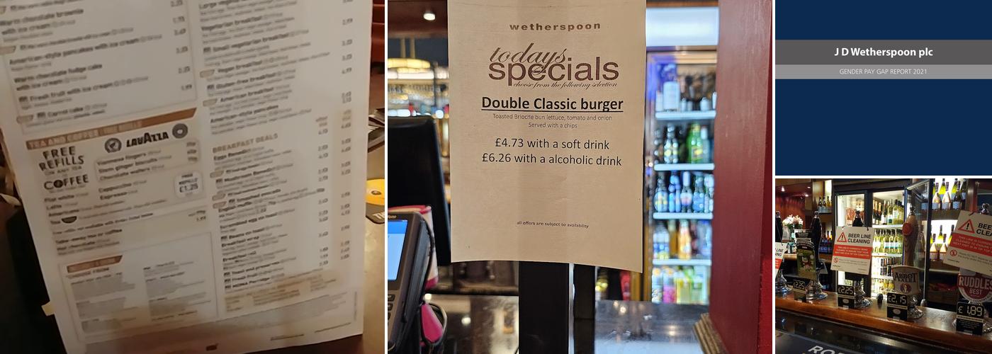 The Premier - JD Wetherspoon Menu