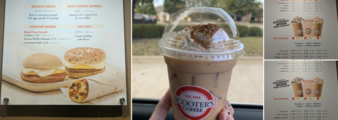 Scooter's Coffee Menu
