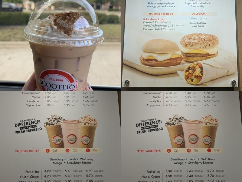 Scooter's Coffee Menu