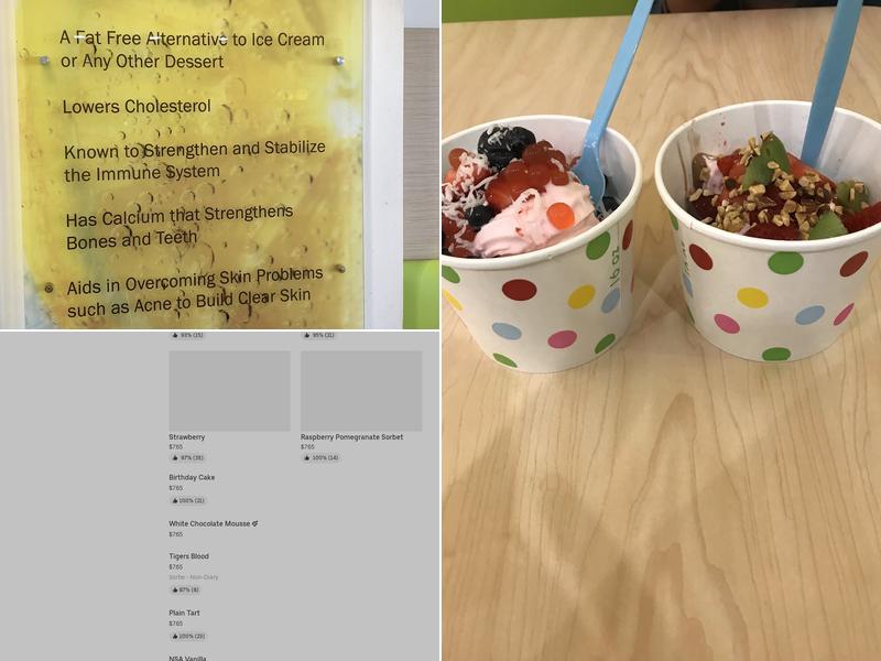 Yogurtville Menu