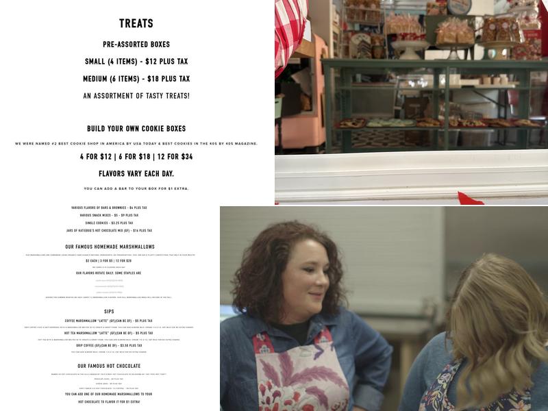 Katiebug's Sips & Sweets Menu