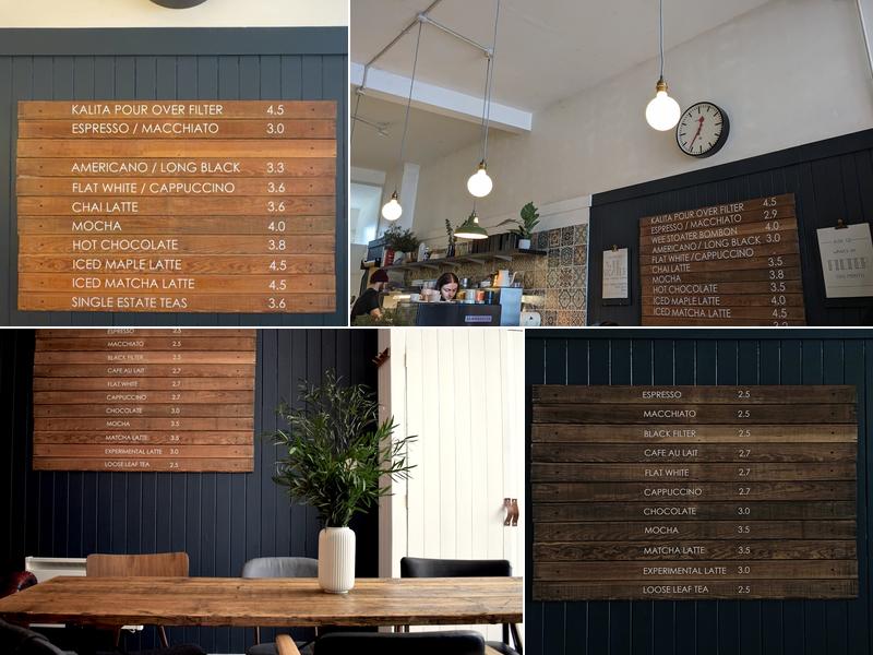 Unorthodox Roasters Menu