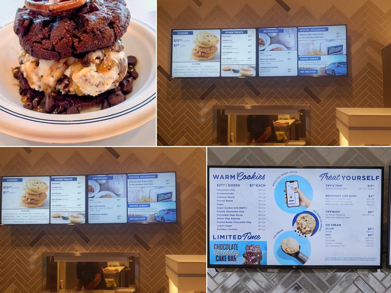 Tiff's Treats Cookie Delivery Menu