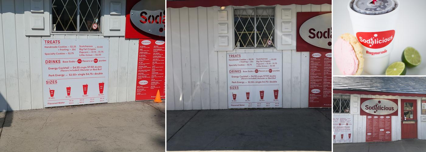 Sodalicious Menu