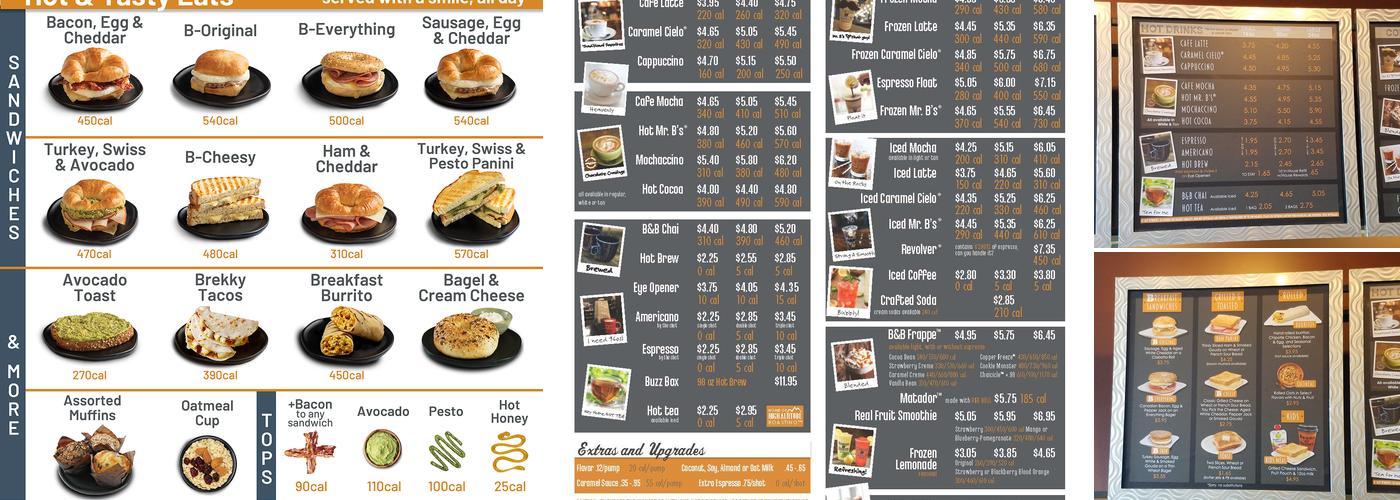 Beans & Brews Coffee House Menu