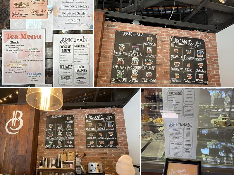 Brickhaus Coffee Menu