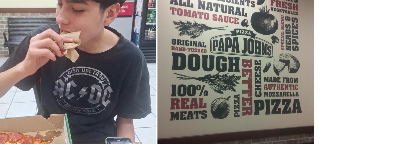 Papa Johns Pizza Menu