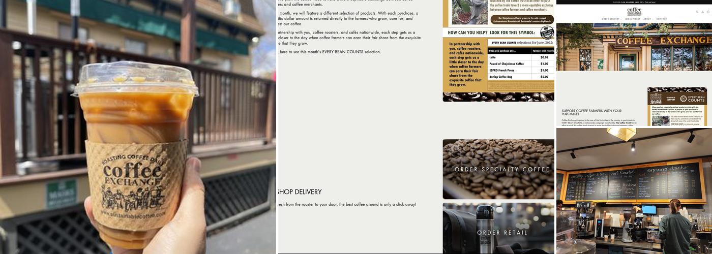 Coffee Exchange Menu