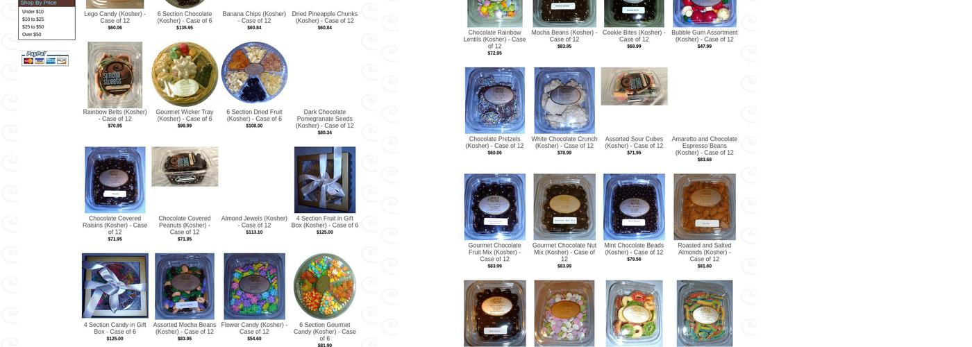 Simcha Sweets Menu