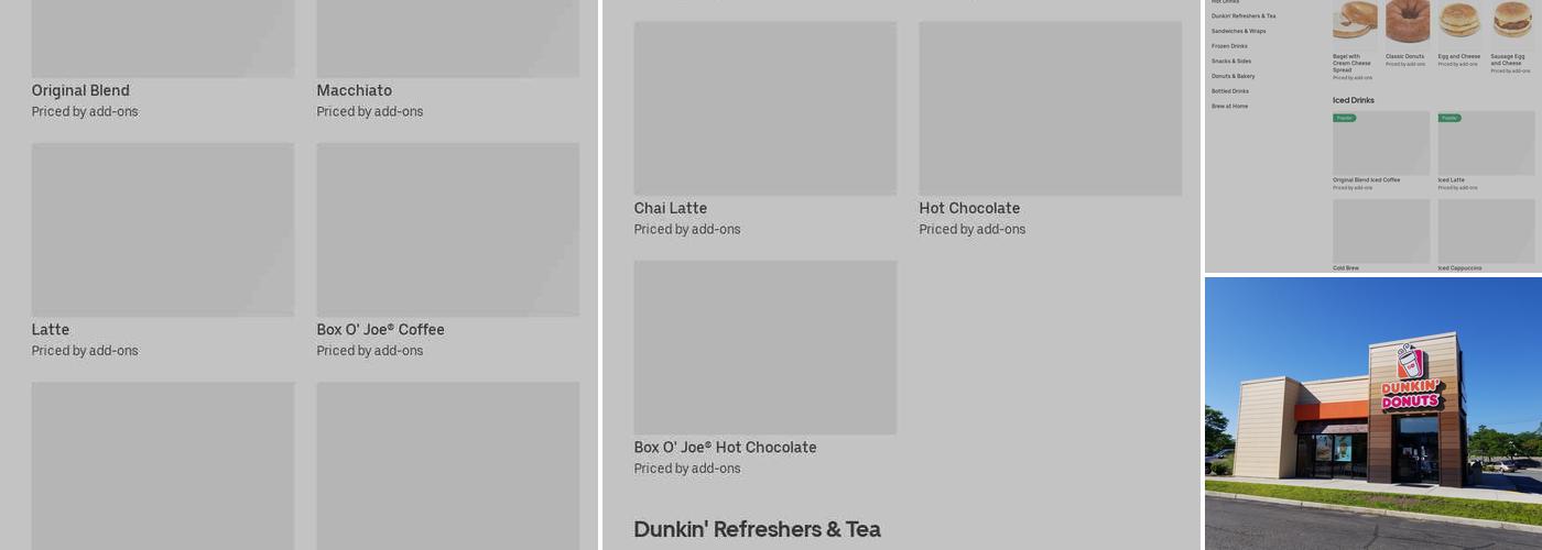 Dunkin' Menu