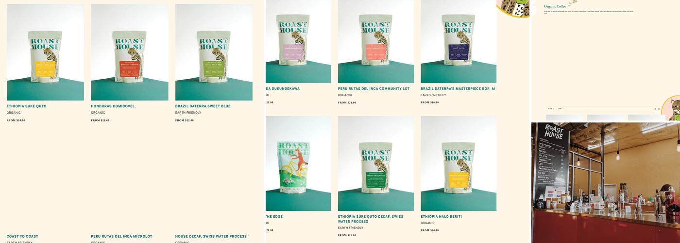 Roast House Coffee Menu