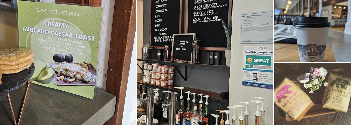 Lift Bridge Coffee Menu