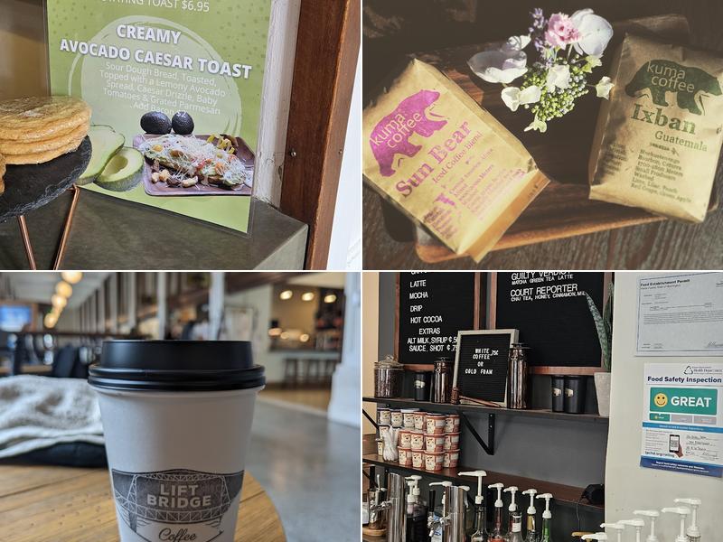 Lift Bridge Coffee Menu