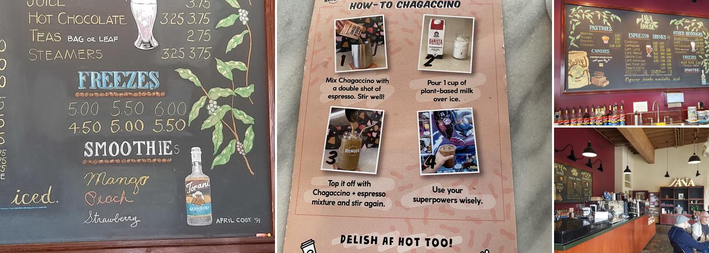 Java House Inc Menu