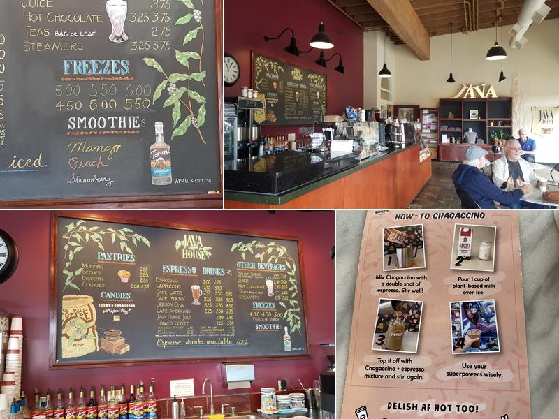 Java House Inc Menu