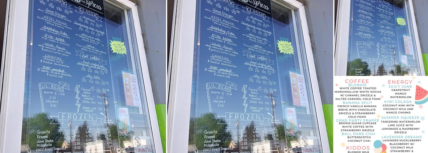 Mocha Express Menu