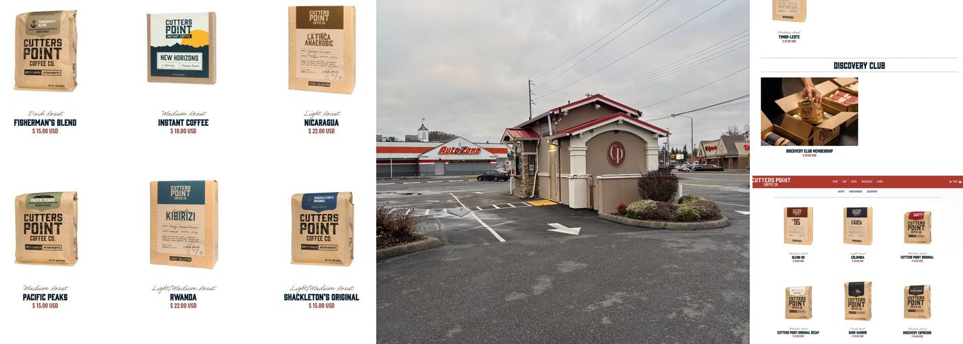 Cutters Point Coffee Menu