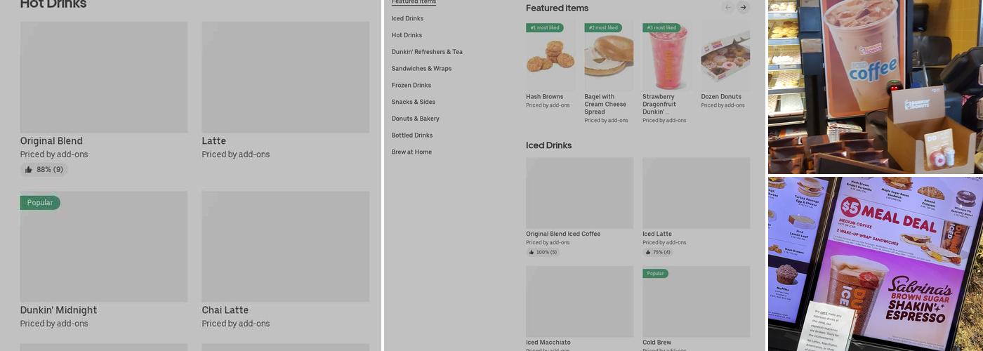 Dunkin' Menu