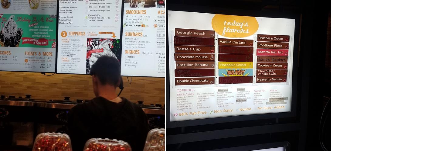 Yogurt Mill Menu