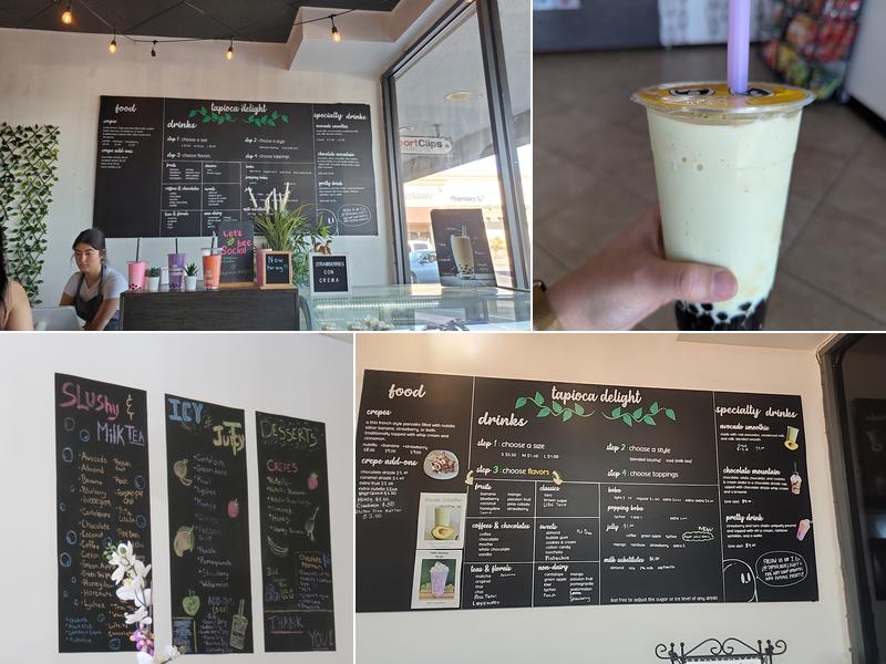 Tapioca Delight Menu