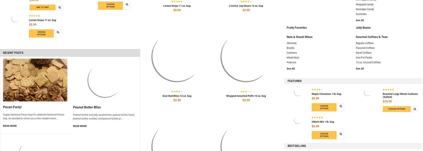 George J. Howe Company Menu