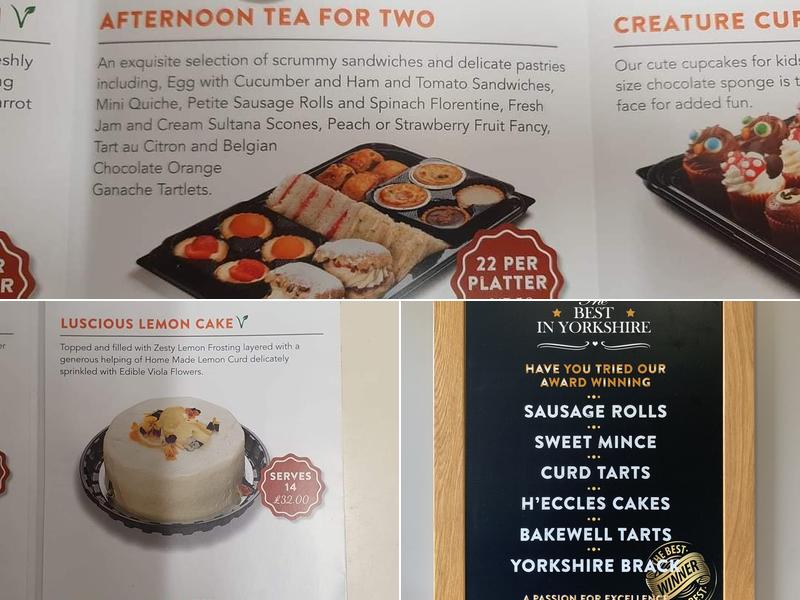 Thomas The Baker Menu