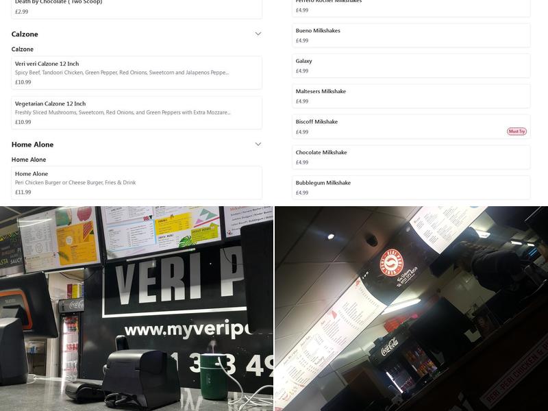 Veri Peri (15% OFF) Menu