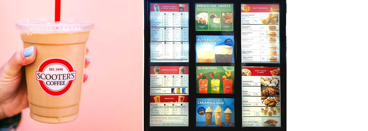 Scooter's Coffee Menu