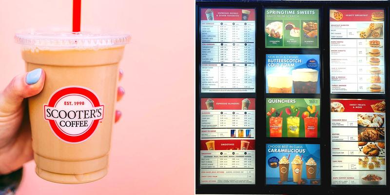 Scooter's Coffee Menu