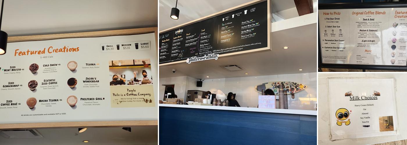 Philz Coffee Menu