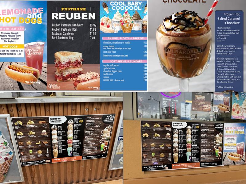 Java Detour Menu