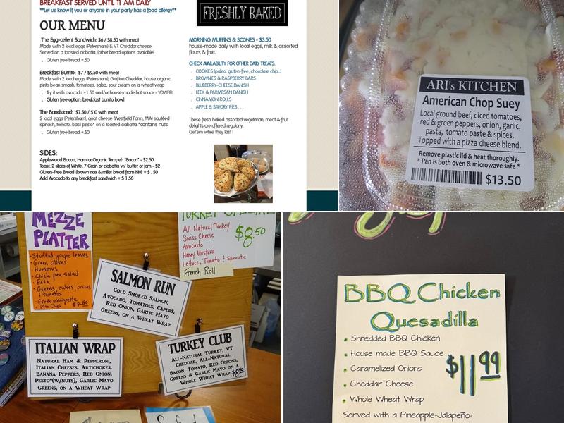 The Country Store Menu