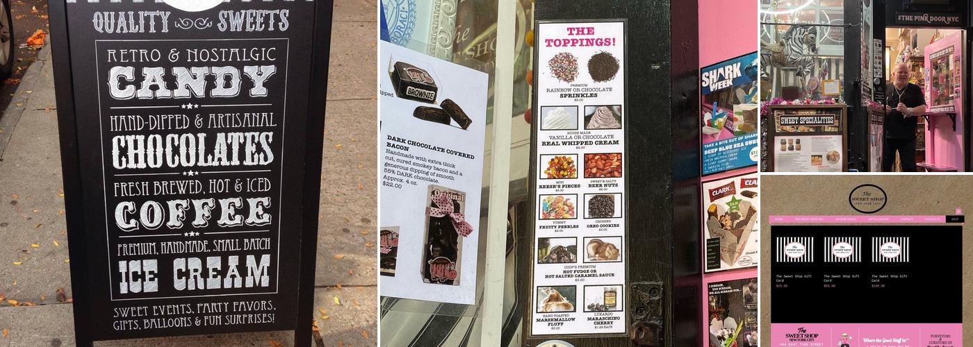 The Sweet Shop NYC Menu