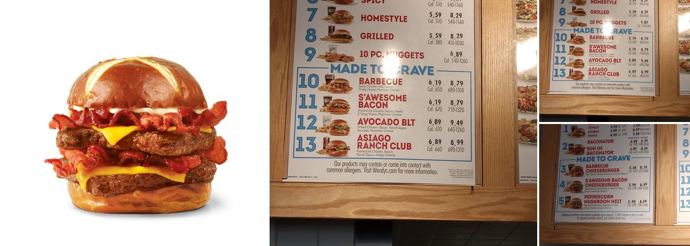 Wendy's Menu